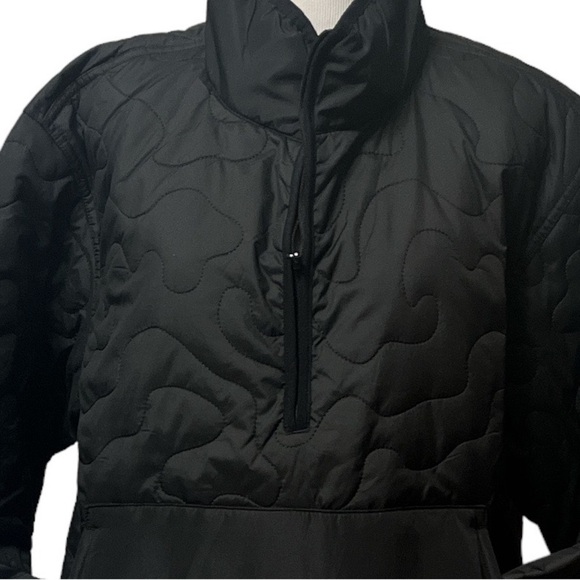 Layers brand, quick dry, black, quarter zip, kangaroo pocket jacket, large, new - Picture 2 of 12